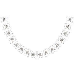 Happy 10th Jubileum Bunting Banner