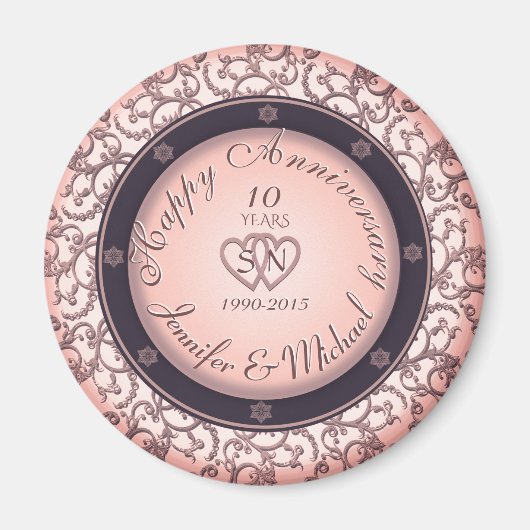 Happy 10th Jubileum Magneet (Voorkant)