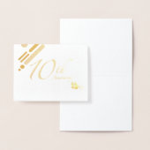 Happy 10th Jubileum Mod Birds Folie Kaarten (Display)