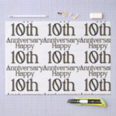 Happy 10th Jubileum Tissuepapier (Craft)