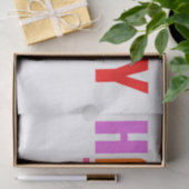 Happy 10th tissuepapier (Geschenk)