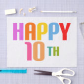 Happy 10th tissuepapier (Craft)