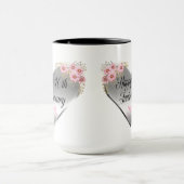 Happy 10th Wedding Jubileum Two-Toned Mok 15oz (Midden)