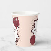 Happy 11th Birthday Bowling Party Papieren Bekers (Links)