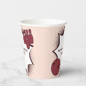 Happy 11th Birthday Bowling Party Papieren Bekers (Rechts)