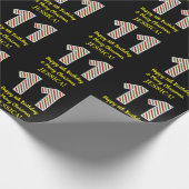 Happy 11th Birthday & Merry Kerstmis, aangepaste n Cadeaupapier (Hoek)