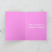 Happy 12e verjaardag Kaart voor meisje (Binnen)