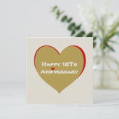 Happy 12th Jubileum (Staand voorkant)