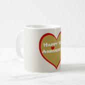 Happy 12th Jubileum Koffiemok (Voorkant links)