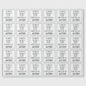 HAPPY 13TH BIRTHDAY; Art Deco Style; aangepaste na Cadeaupapier (Vlak)