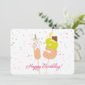 Happy 13th Birthday Feestdagenkaart (Staand voorkant)