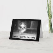 HAPPY **13th BIRTHDAY* ZEGT COOL SHEEPDOG Kaart (Voorkant)