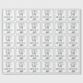 HAPPY 14th BIRTHDAY; Art Deco Style; aangepaste na Cadeaupapier (Vlak)