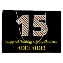 Happy 15th Birthday & Merry Kerstmis, aangepaste n