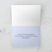 Happy 15th Jubileum Employee Mountains Kaart (Binnen)