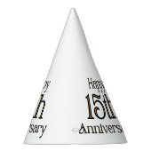 Happy 15th Jubileum Party Pet Feesthoedjes (Rechts)