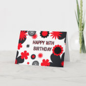 Happy 16e verjaardag Kaart (Voorkant)