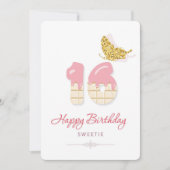 Happy 16th Birthday Feestdagenkaart (Voorkant)