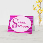 Happy 16th Birthday Kaart (Gele Bloem)