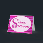 Happy 16th Birthday Kaart<br><div class="desc"></div>