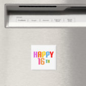 Happy 16th magneet (Insitu (Vaatwasser))
