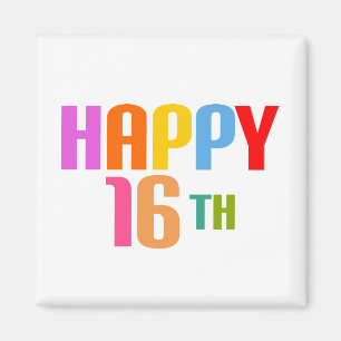 Happy 16th magneet