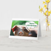 HAPPY **16th** VERJAARDAG LIVE IT UP-IK ZOU! Kaart (Gele Bloem)