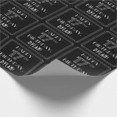 HAPPY 17th BIRTHDAY; Art Deco Style met aangepaste Cadeaupapier (Hoek)