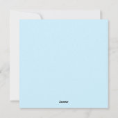 Happy 18th Birthday Blue Kaart (Achterkant)