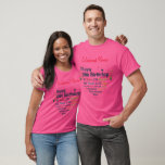 Happy 18th Birthday Celebration T shirt voor haar<br><div class="desc">Fijne 18e verjaardag Celebration T shirt voor haar, cadeauideeën, laat iedereen tijdens haar verjaardag deze verwisselbare kleurbewerkbare naam T shirt Design draag. Het zal de meest gedenkwaardige verjaardag voor haar zijn. Voor jou, je dochter, je zus, je beste vriend, klasgenoten en iedereen die je wilt verrassen en je cadeauideeën delen....</div>