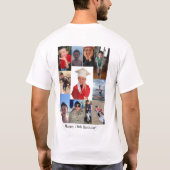 Happy 18th Birthday Evan!  T-shirt (Achterkant)