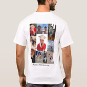 Happy 18th Birthday Evan!  T-shirt (Achterkant)