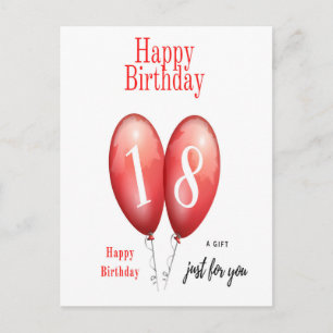 Happy 18th Birthday Kaart