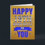 Happy 18th Birthday Kaart<br><div class="desc">Happy 18th Birthday</div>