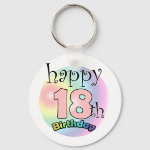 Happy 18th Birthday Sleutelhanger