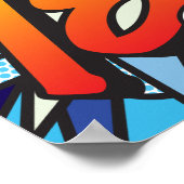 HAPPY 18th Comic Book Pop Art Poster (Hoek)