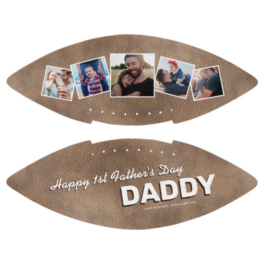  Happy 1e Vaderdag Memento American Football (Panelen)