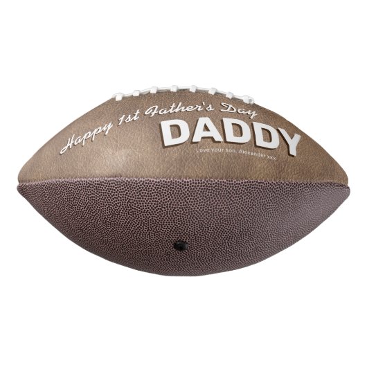  Happy 1e Vaderdag Memento American Football (Gedraaid 270)