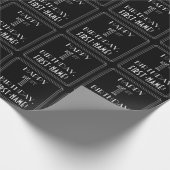 HAPPY 1ST BIRTHDAY; Art Deco Style met aangepaste  Cadeaupapier (Hoek)