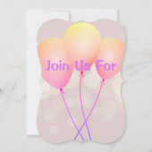 Happy 1st Birthday Cake & Balloons Kaart (Achterkant)