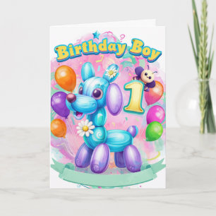 Happy 1st Birthday Kaart