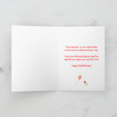 Happy 1st Birthday Lamb en ballonnen Kaart (Binnen)