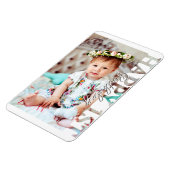 Happy 1st Birthday Photo keepsake Magneet (Linkerzijde)