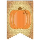 Happy 1st Birthday Pumpkin Vlaggetjes (Eerste vlag)