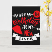 Happy 1st Birthday To My New Liver, Transplant Ann Kaart (Gele Bloem)