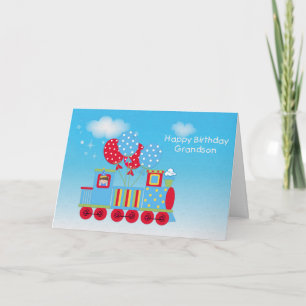 Happy 1st Birthday Train Kaart