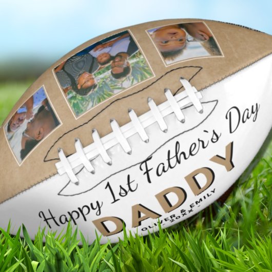 Happy 1st Father's Day Dad Keepomwille 3 Foto American Football