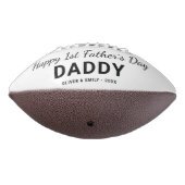 Happy 1st Father's Day Dad Keepomwille 3 Foto American Football (Gedraaid 270)