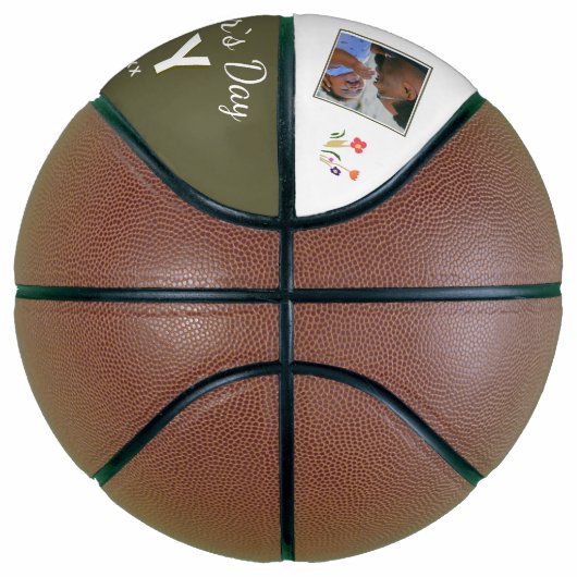 Happy 1st Father's Day Dad Keepomwille 3 Foto Basketbal (Rechts)