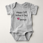 Happy 1st Fathers Day Shirt (Voorkant)